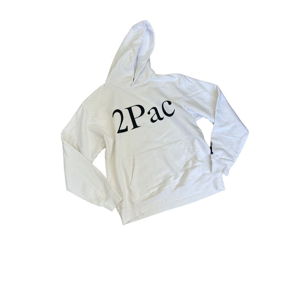 Interscope x Fragment Tupac Pullover Hoodie Men’s White Size Medium